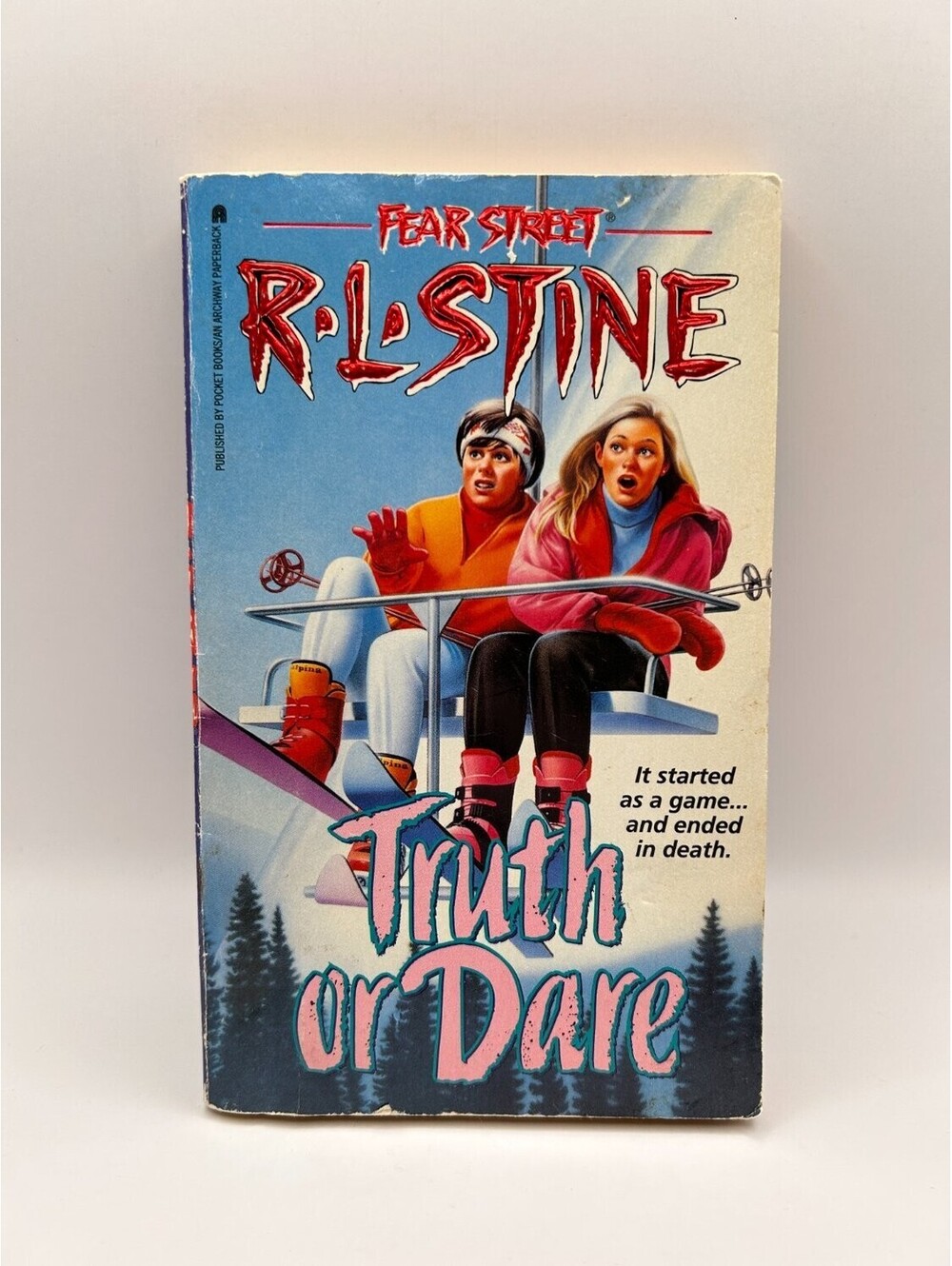 R.L. Stine Truth Or Dare Paperback 1995 Series Fear Street